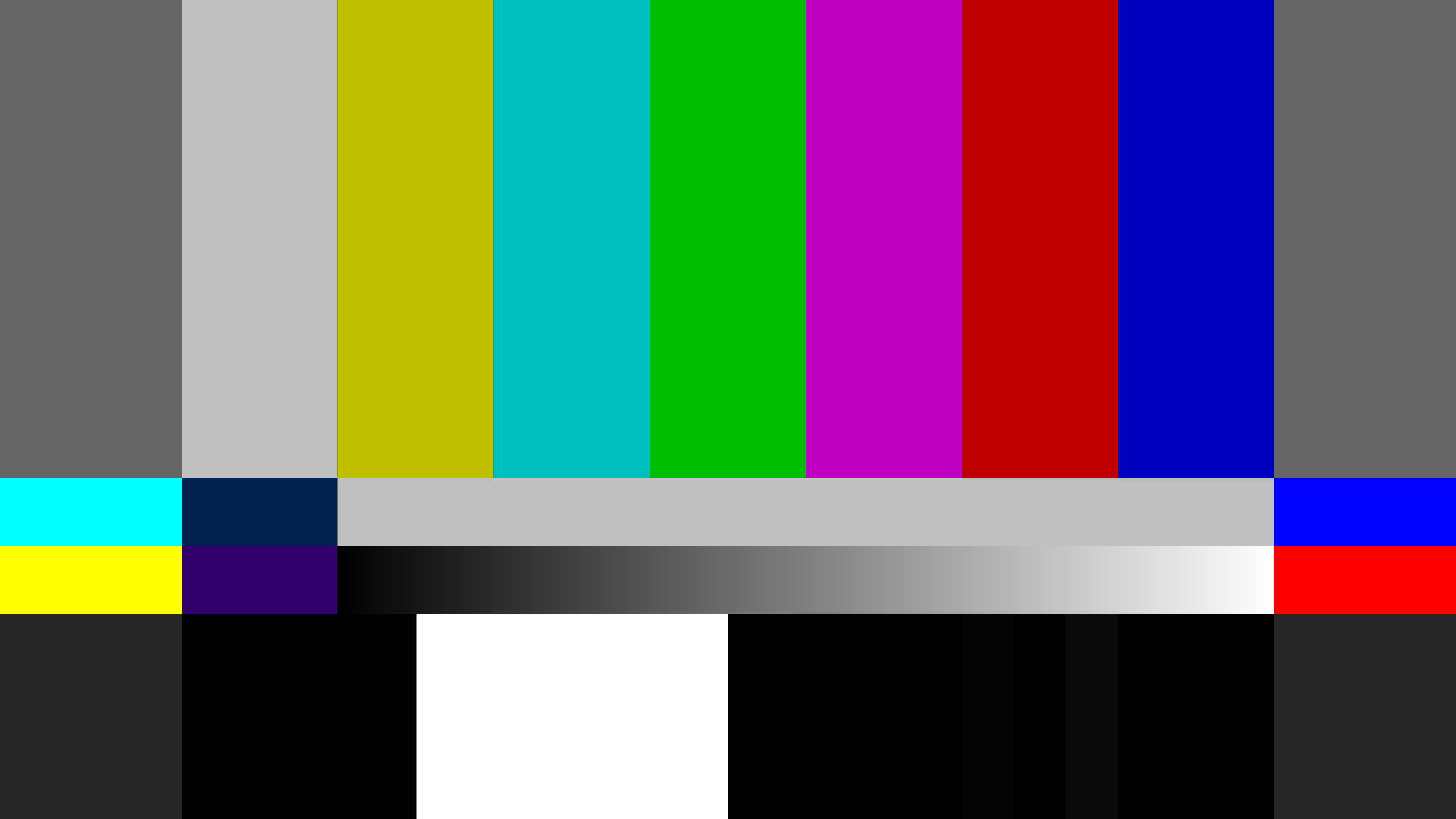 SMPTE color bars