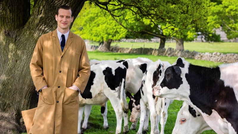 All Creatures Great and Small James with cows