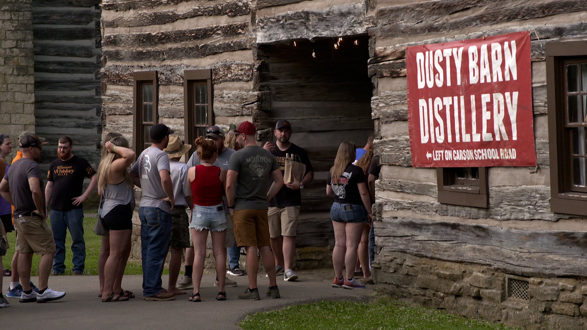 dusty barn distillery line