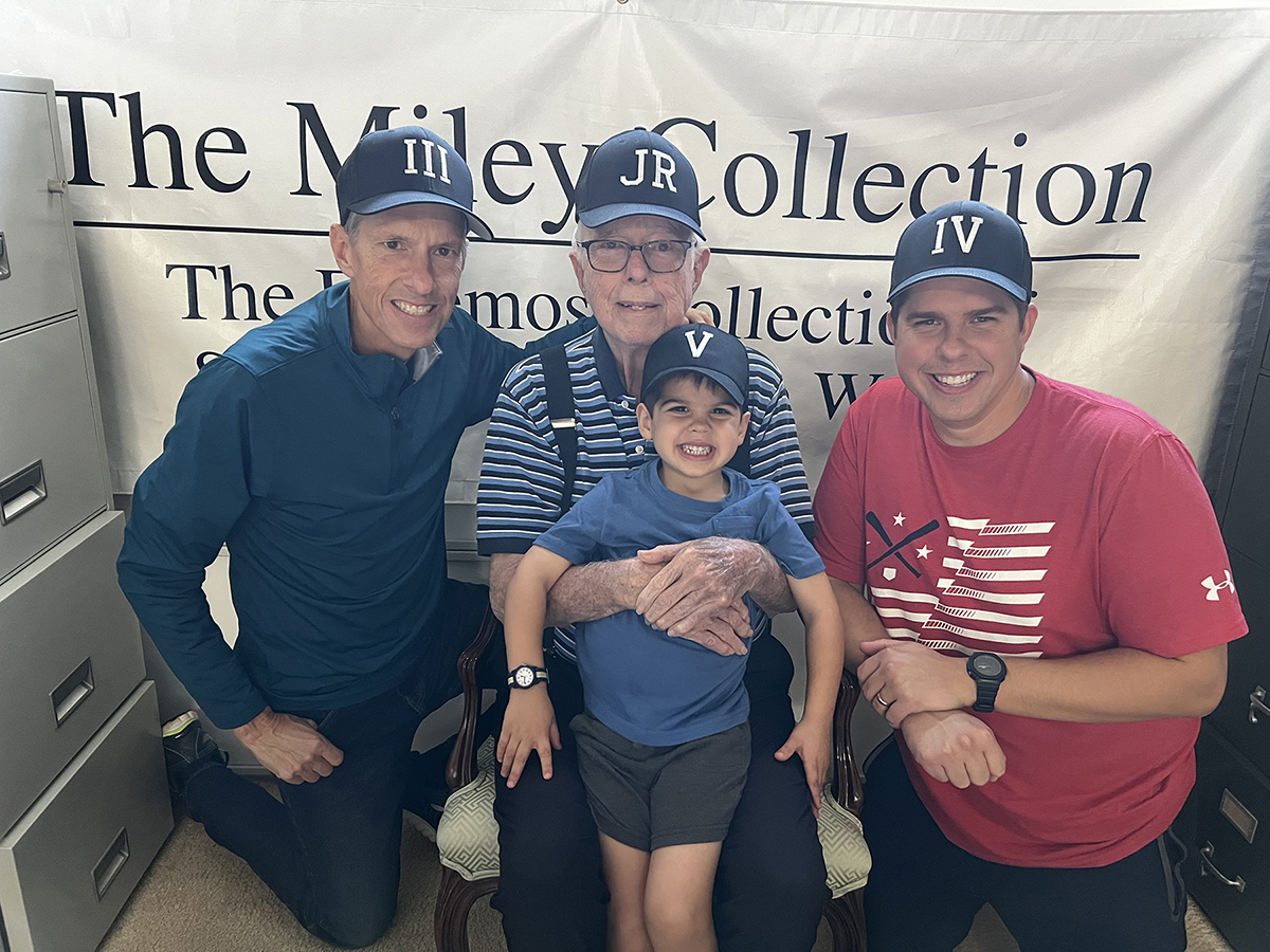 Four generations of John Mileys
