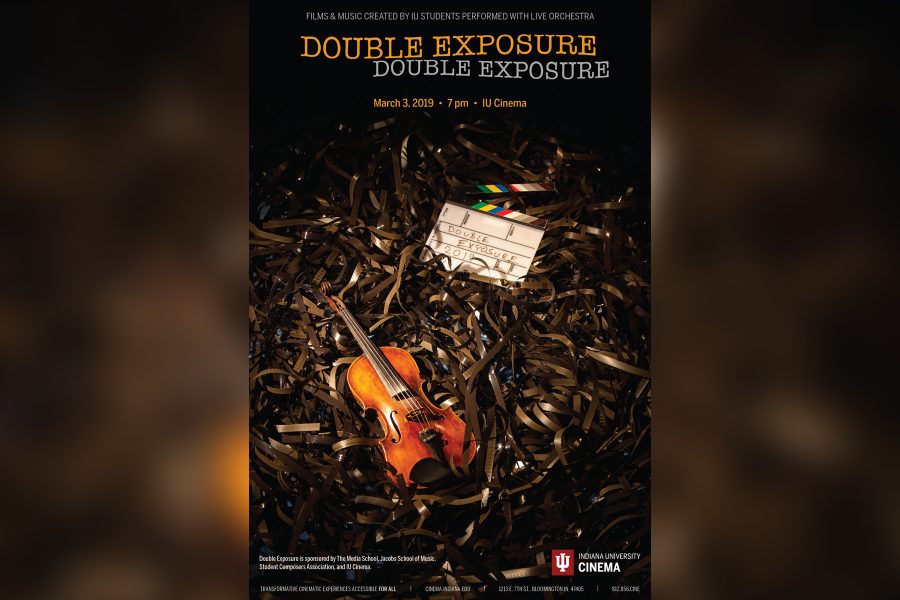 poster displaying double exposure's information