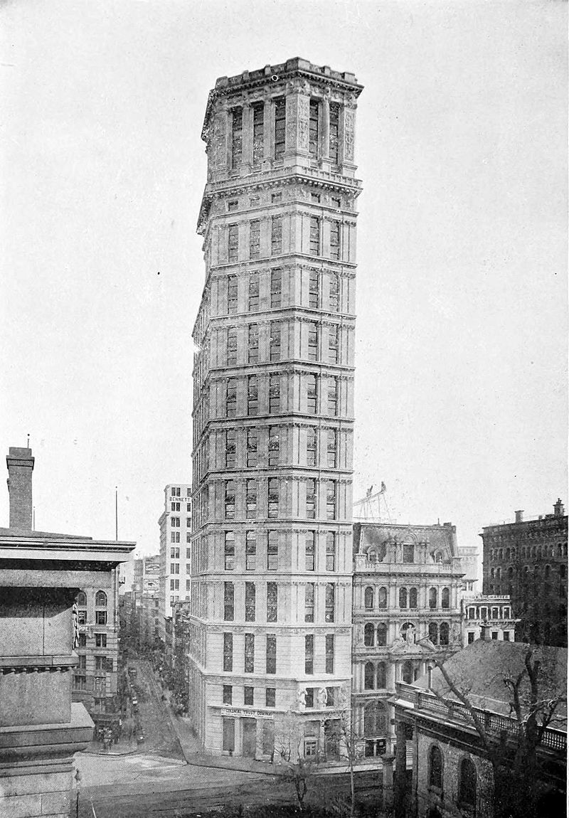 St Paul Building in NYC 1897