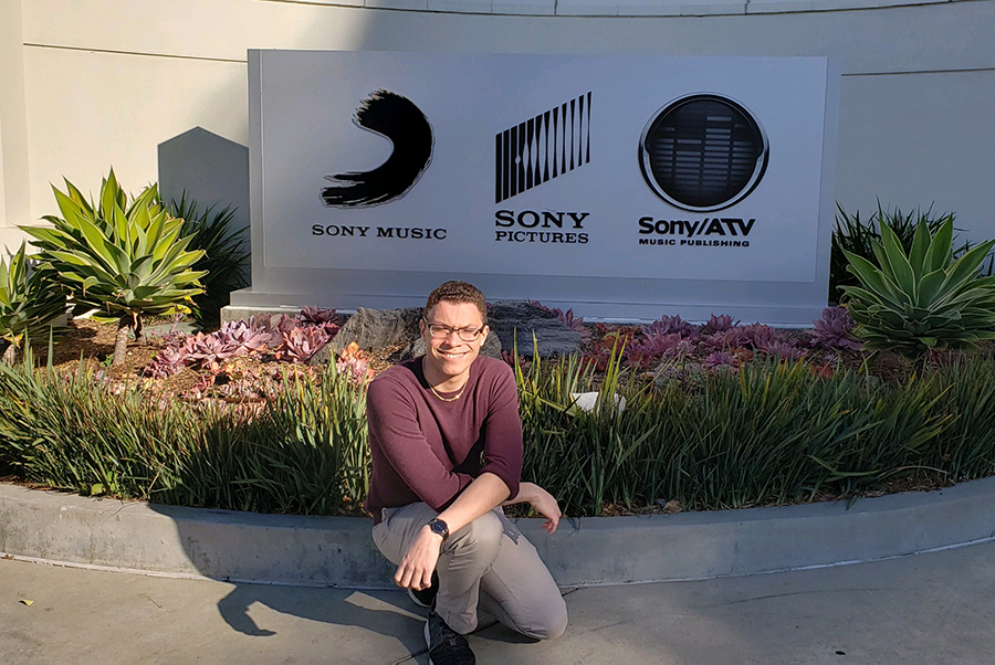 Tyler Combs at Sony Pictures Studios
