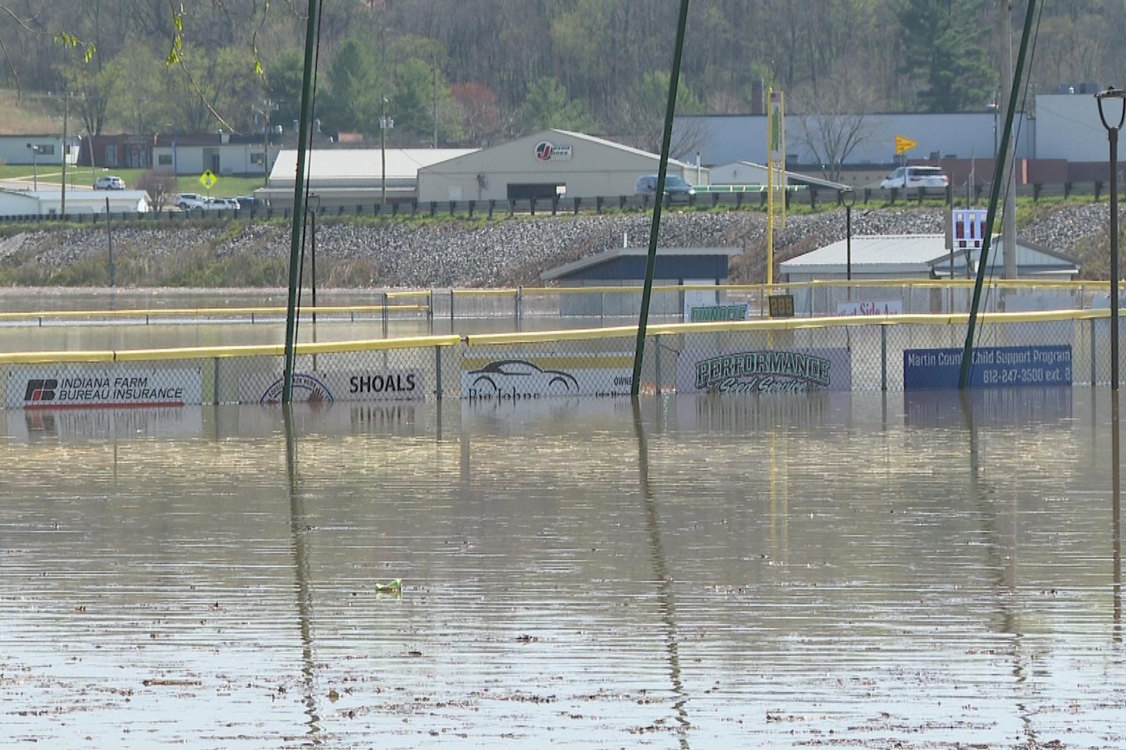flooding in Shoals April 10, 2025