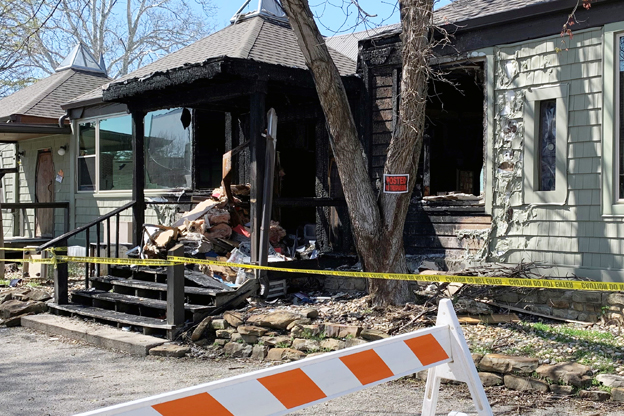 The cause of last month's shop fire hasn't been released.