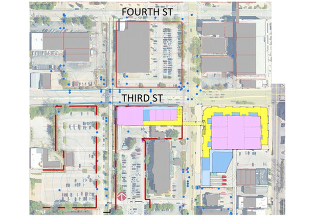Convention expansion east site selection