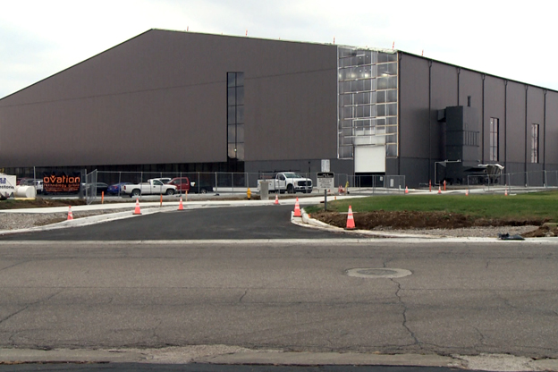 Nexus Fieldhouse is close to being enclosed before winter takes hold.