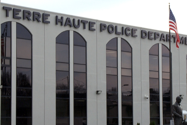 The new Terre Haute downtown police station.