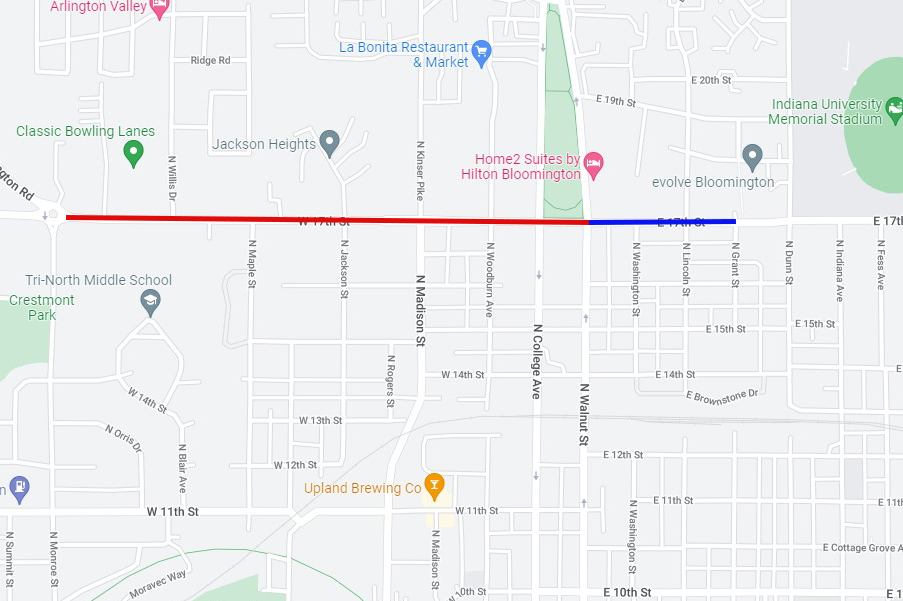 17th Street multiuse path project