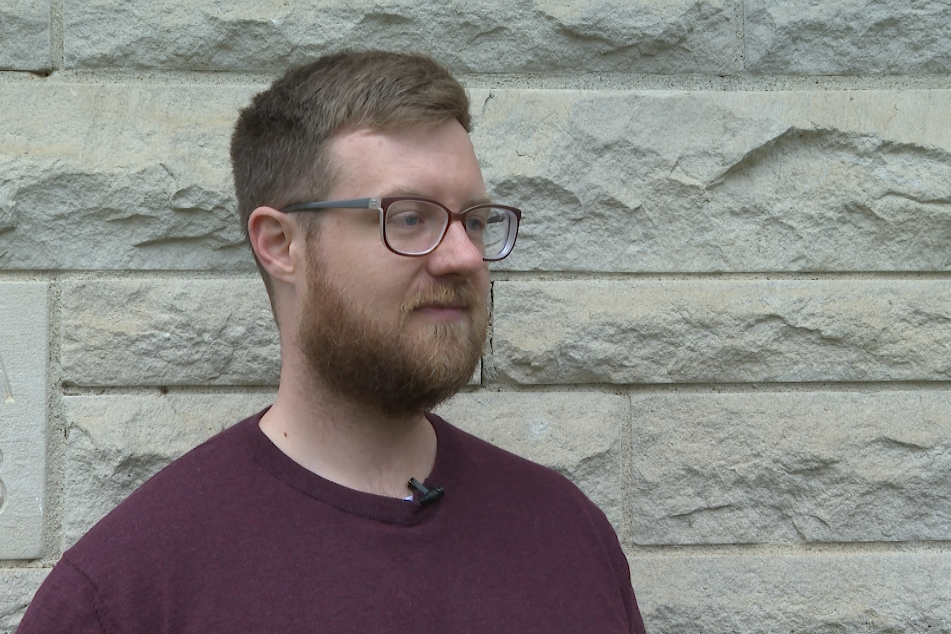 City Project Engineer Kendall Knoke discusses feedback from North Dunn Street residents.