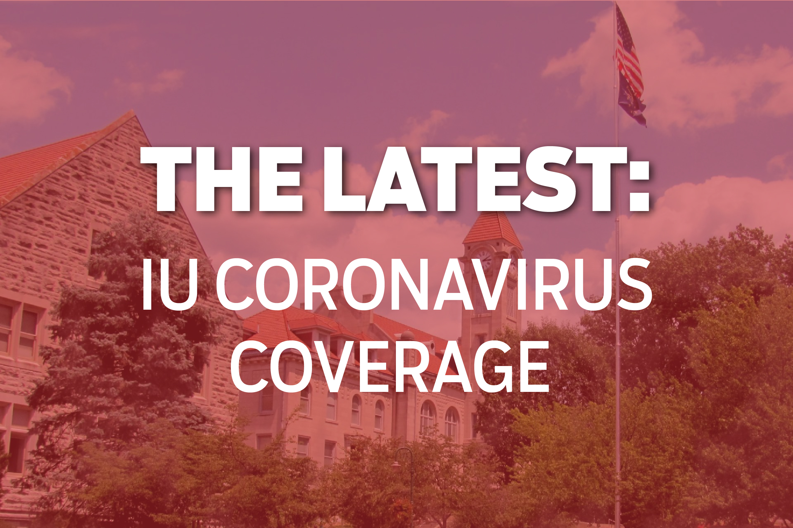 A graphic showing the IU coronavirus coverage logo.