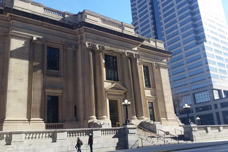 The federal courthouse in Indianapolis