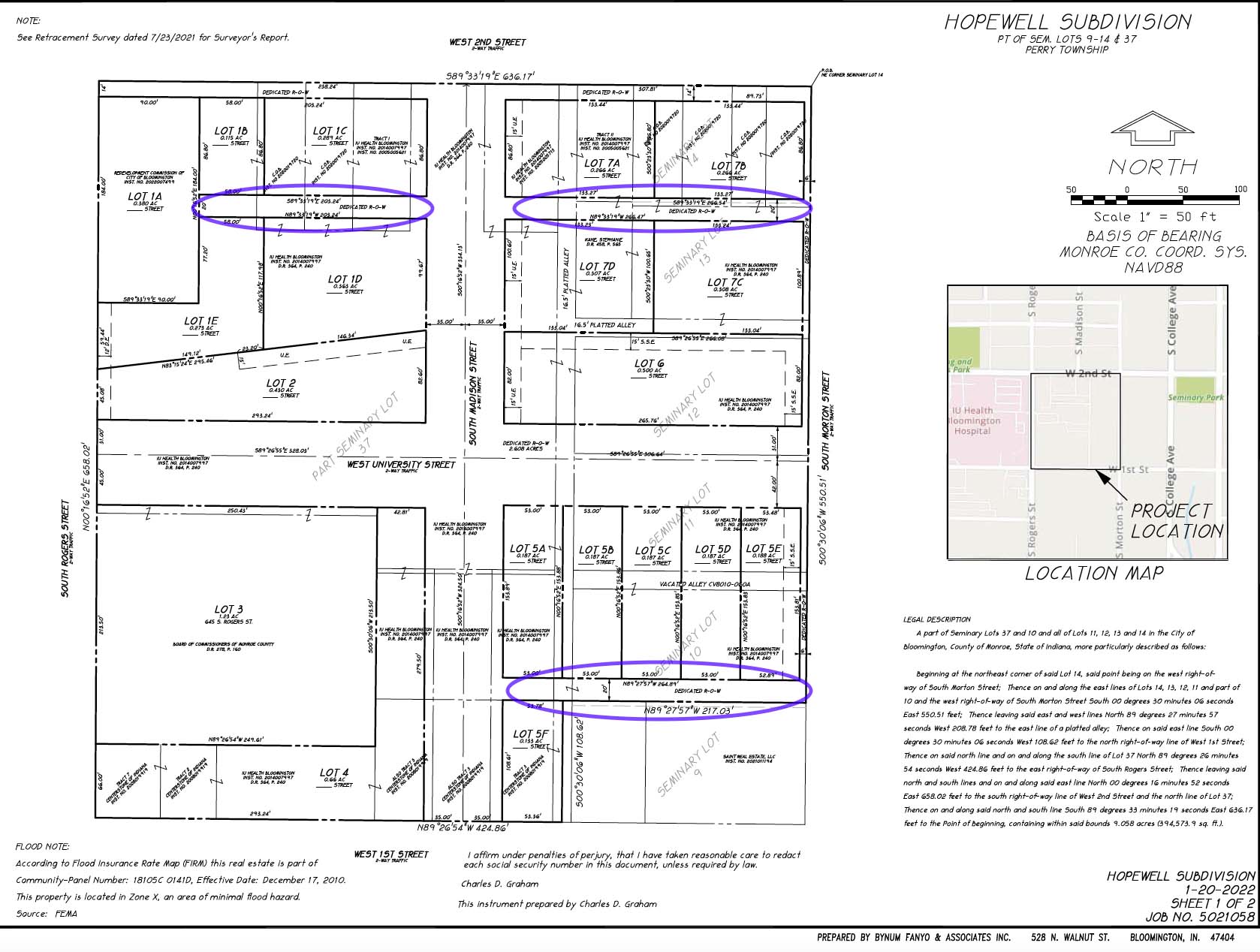 Hopewell design with new alleys