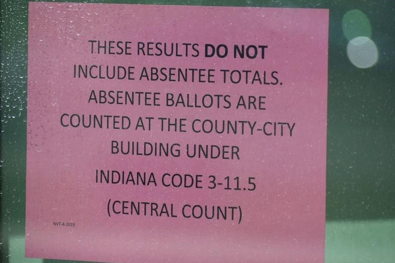 voting sign