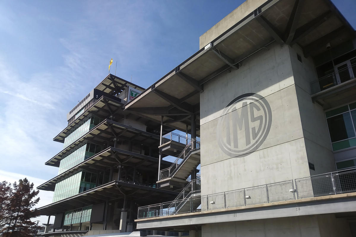 The Indianapolis Motor Speedway.
