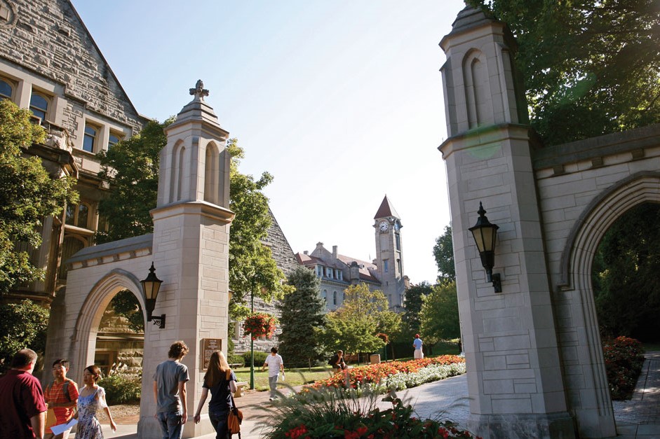 IU campus sample gates kirkwood