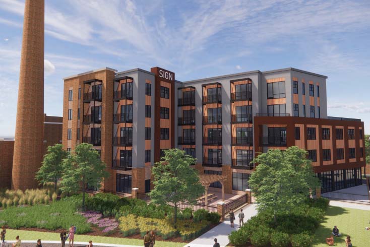 Johnson Creamery apartment rendering