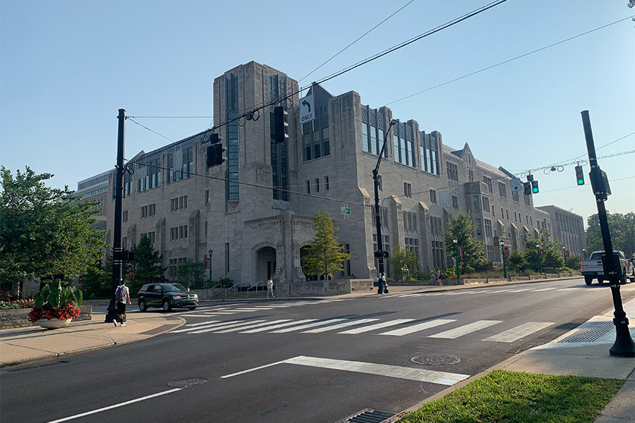 Outside of Kelley School of Business 