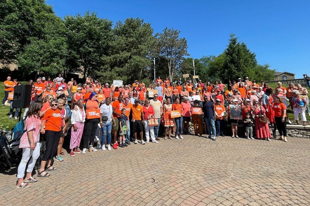 gun reform rally participants