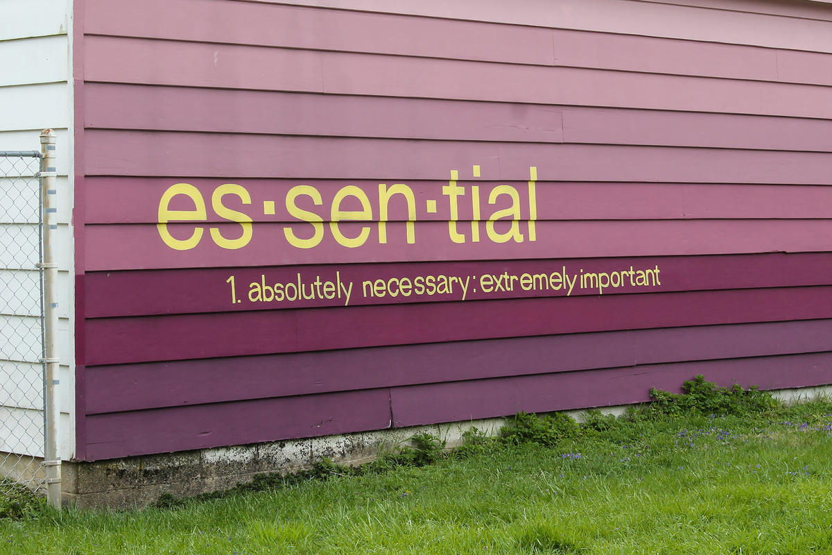 A mural on the side of a house