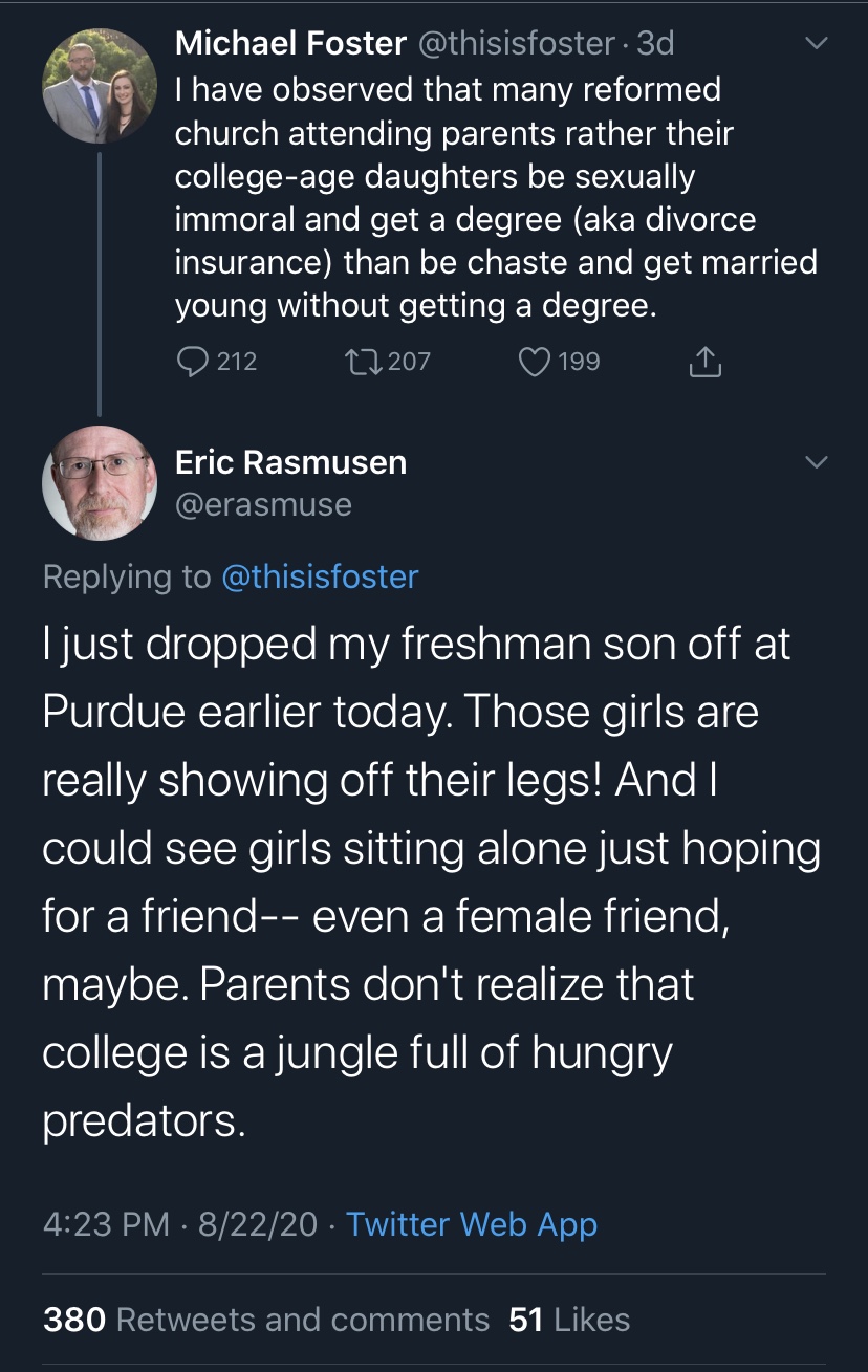 A screenshot of a Tweet by IU professor Eric Rasmusen.