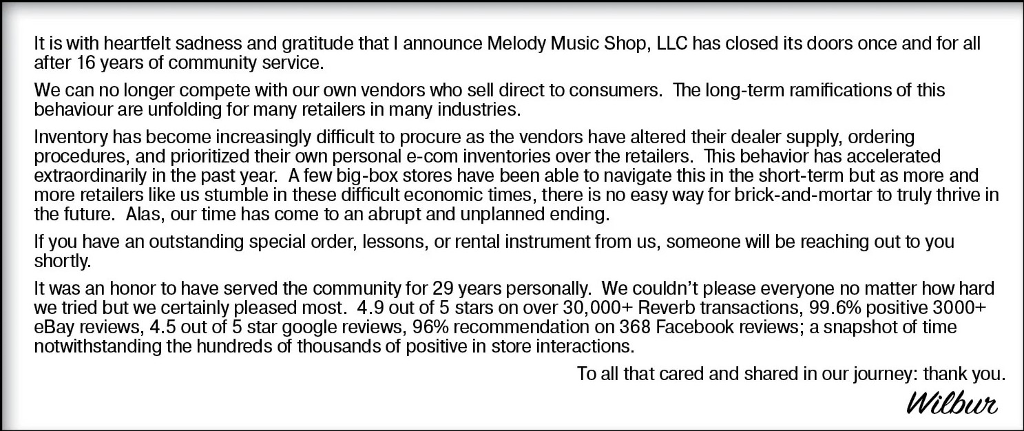 closure statement