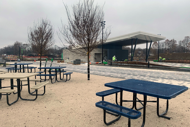 Switchyard Park workers