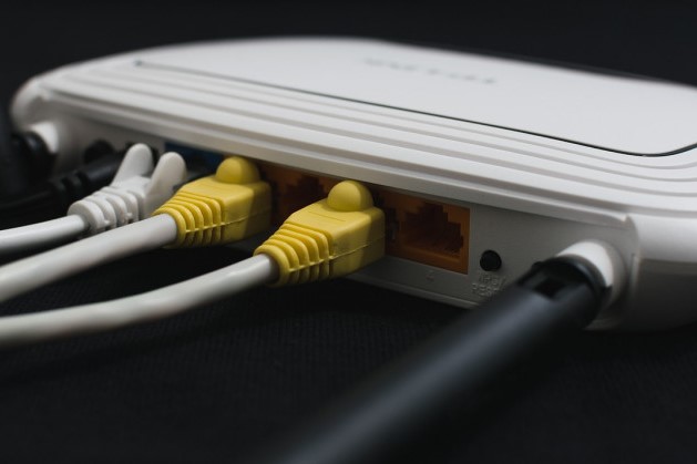 A wireless internet router.