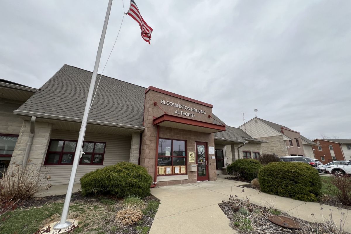 Outside view of the Bloomington Housing Authority building.