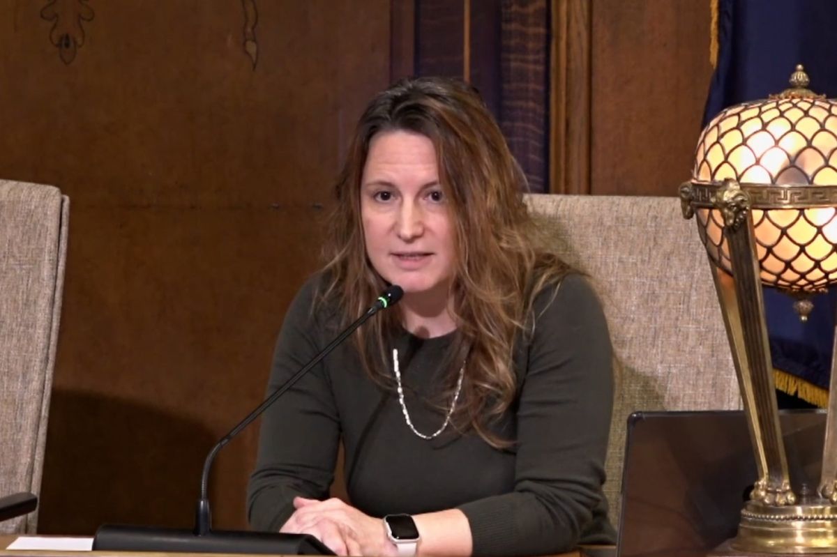 Monroe County Commissioner Jody Madeira speaks to her concerns regarding neighborhood downzones.
