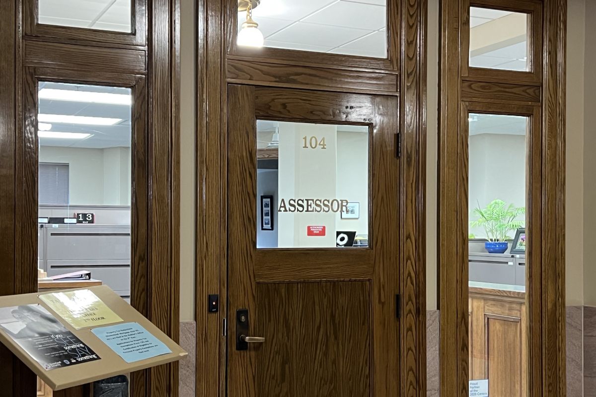 Exterior shot of the Monroe County Assessor Office inside the county courthouse.