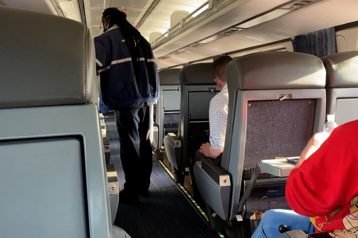 Amtrak interior
