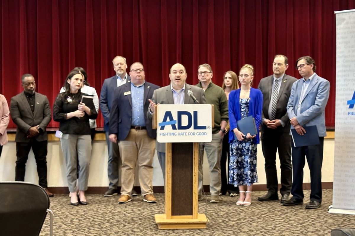 Leaders from Indiana Jewish organizations gathered with ADL staff last week at the Jewish Community Center of Indianapolis to release the data and share their experiences.