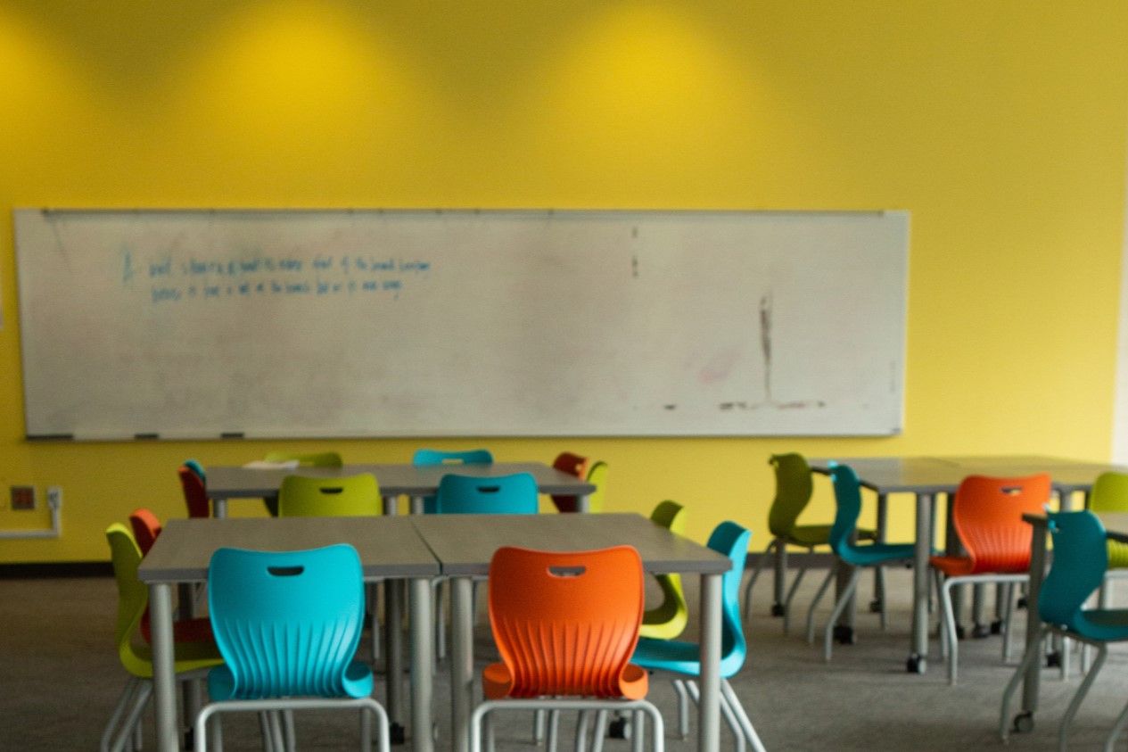 empty classroom