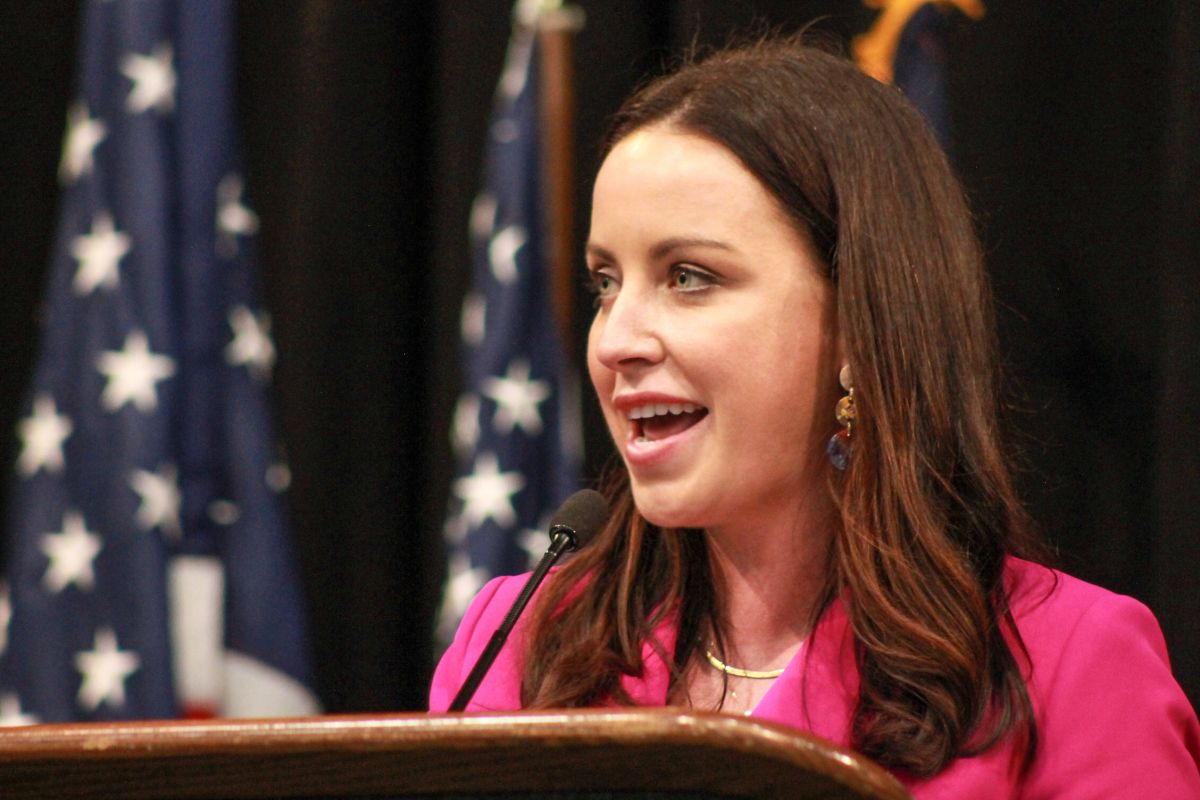 Destiny Wells was overwhelmingly voted the Democratic nominee for attorney general at the Indiana Democratic Party convention on July 13, 2024.