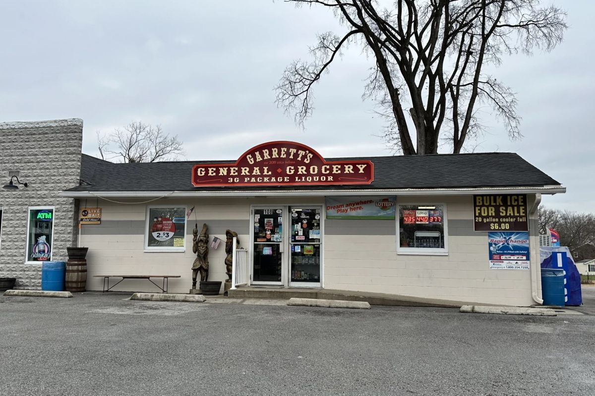 Garrett's General Grocery in Utica, IN. 