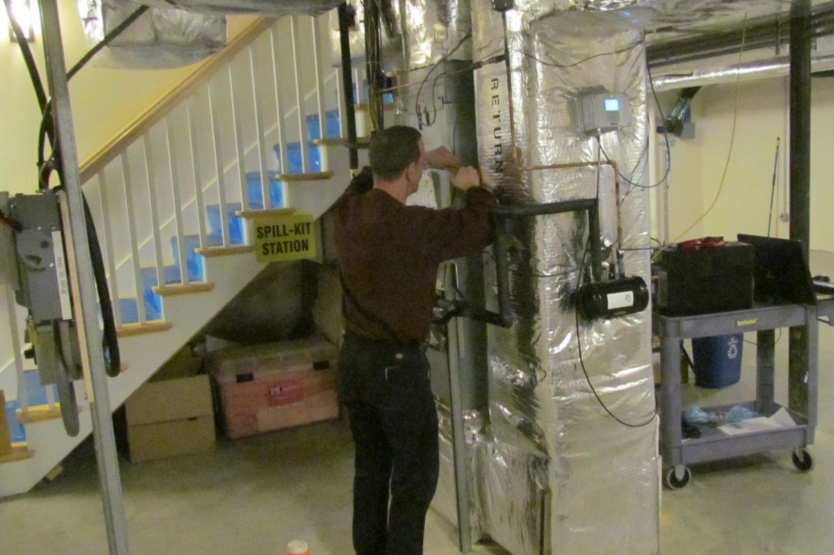 Heat pump installation