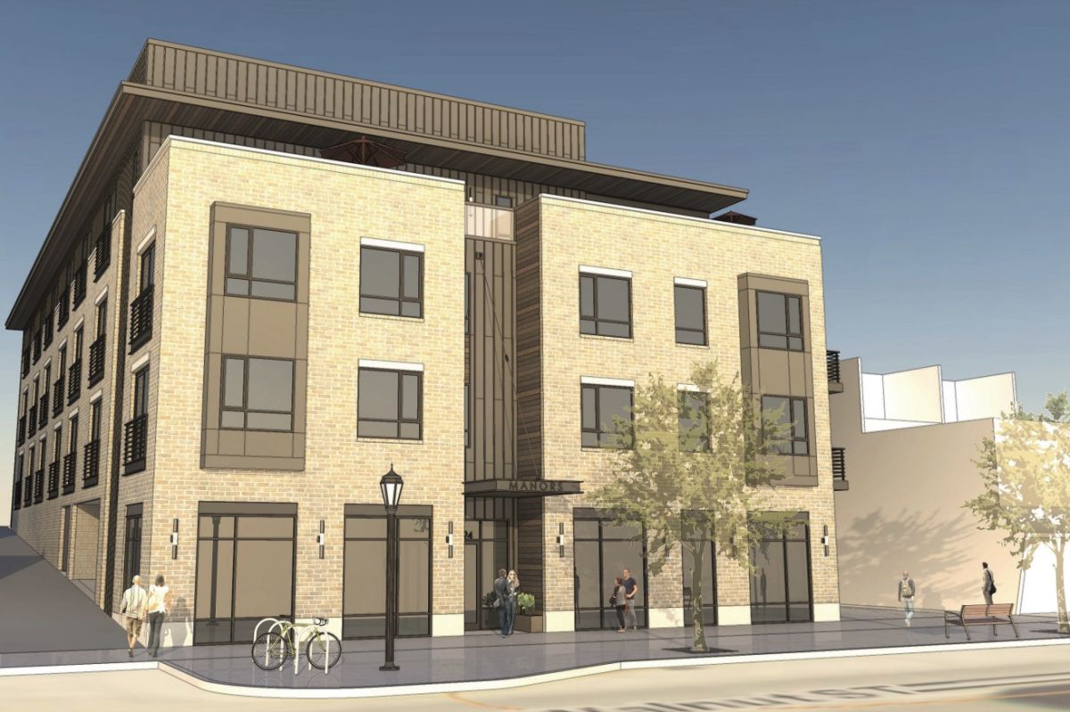 Rendering of a building to be built in Hopewell.