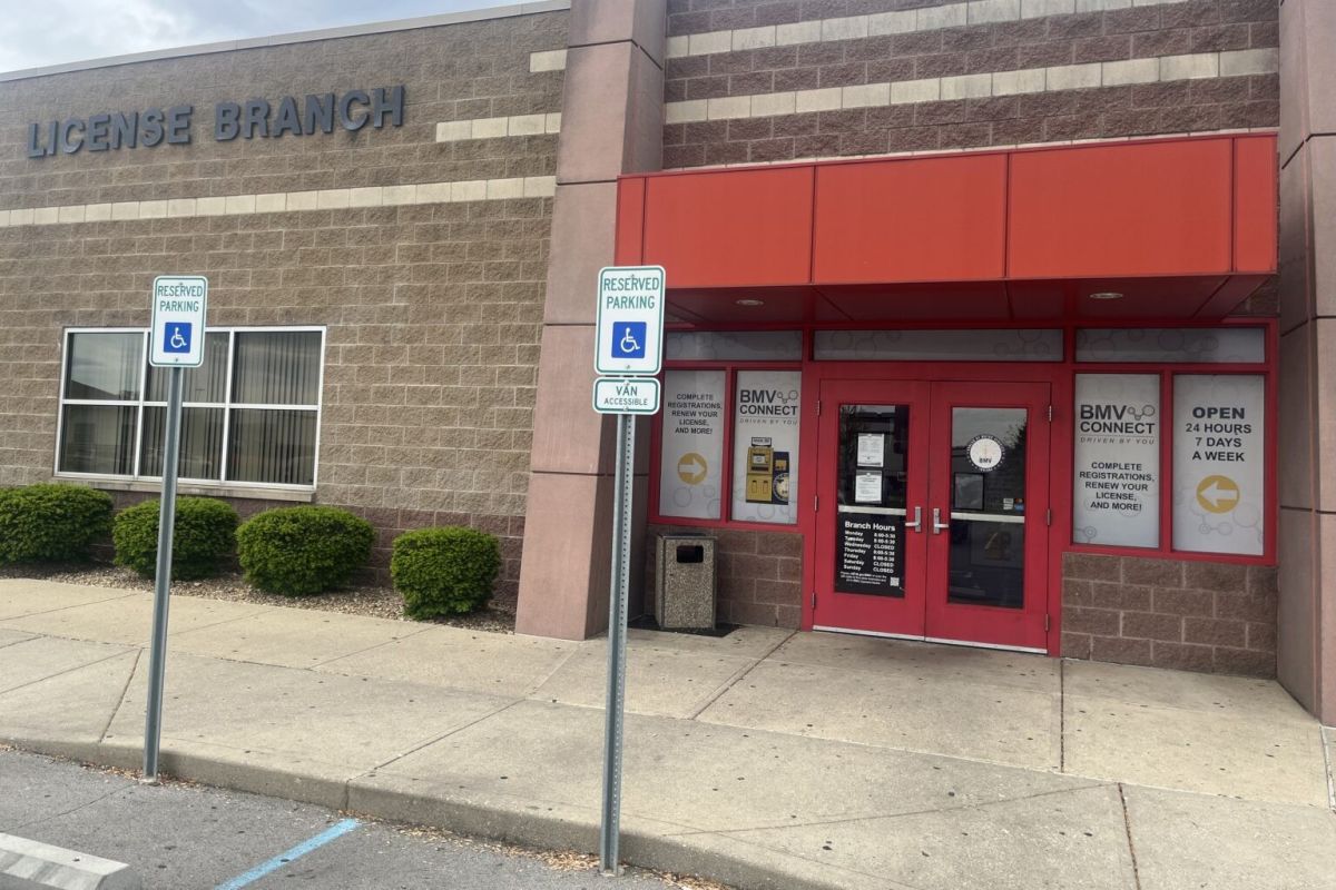 Exterior of license branch