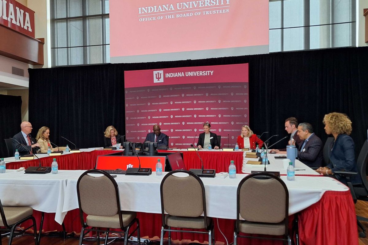 The Indiana University Board of Trustees meeting June 12, 2025