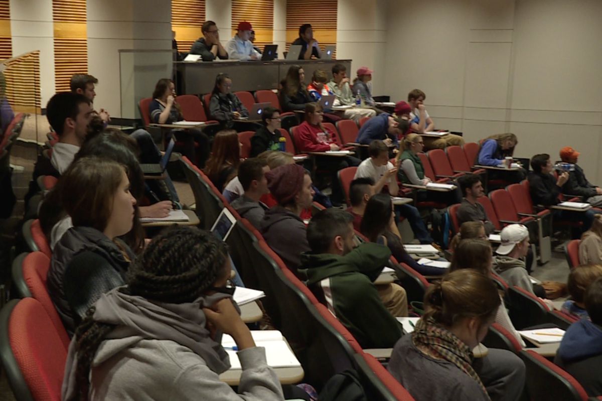 iu lecture hall class