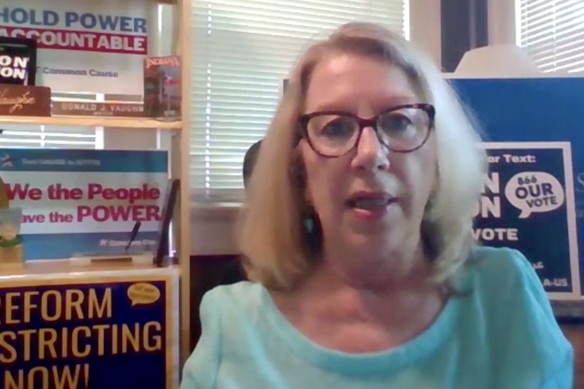 Common Cause Indiana executive director Julia Vaughn said her organization's election hotline can help people navigate the voting process.