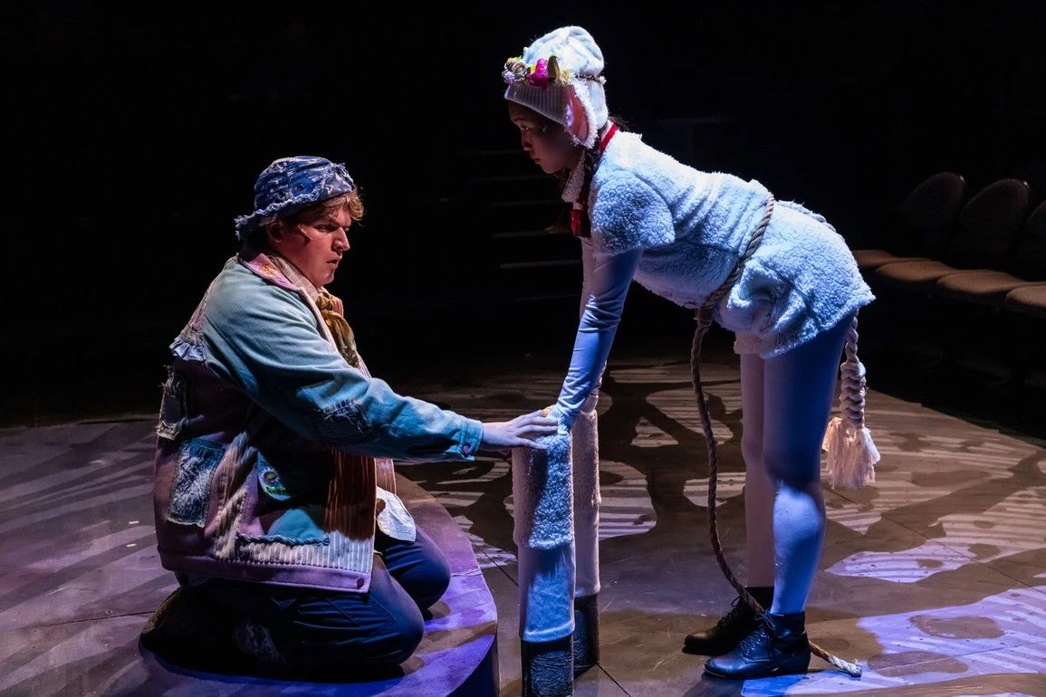Indiana University musical theater major Laura Rong played Milky White in "Into the Woods."