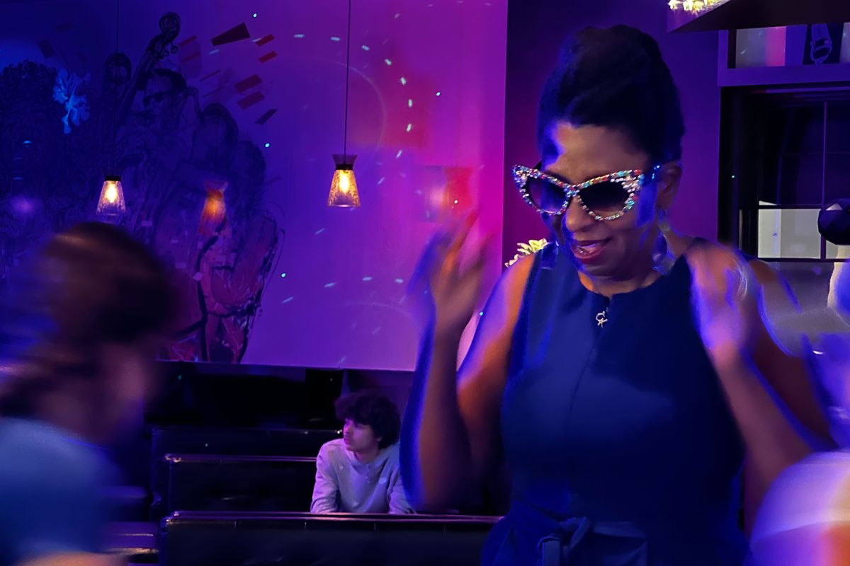 Valerie McCray with sunglasses