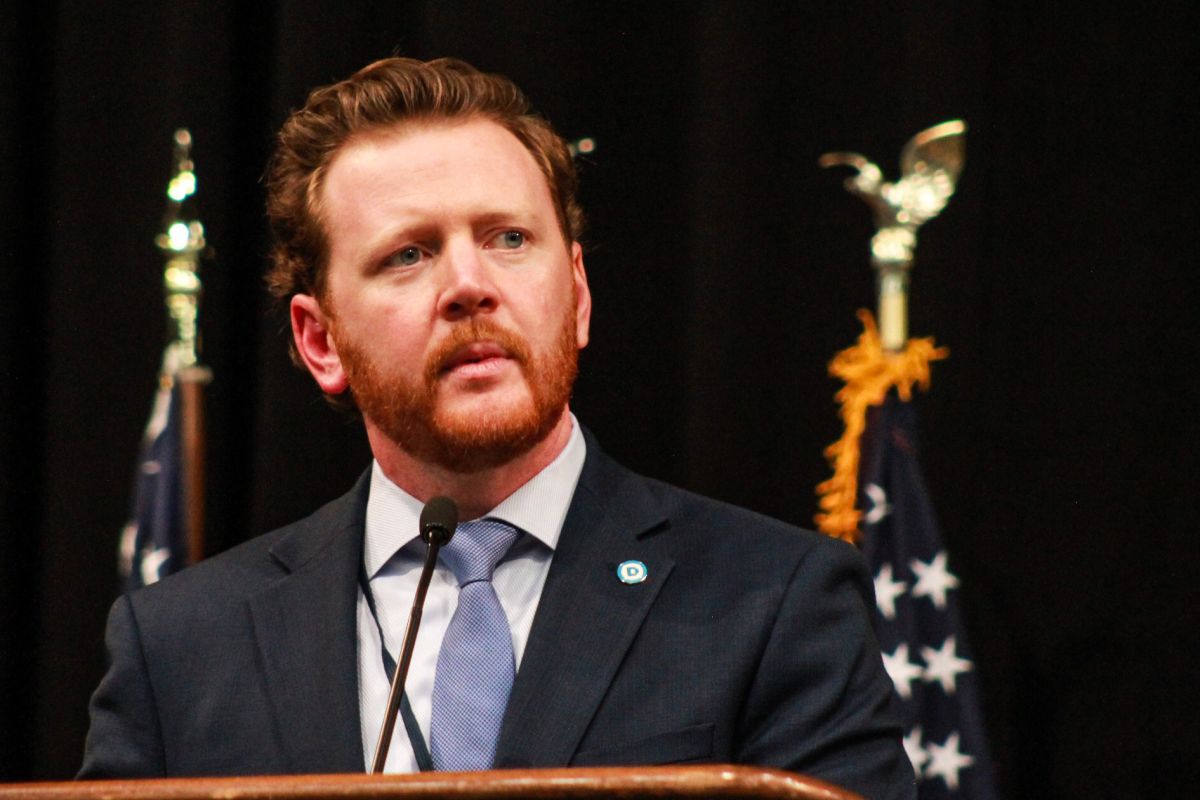 Indiana Democratic Party Chair Mike Schmuhl