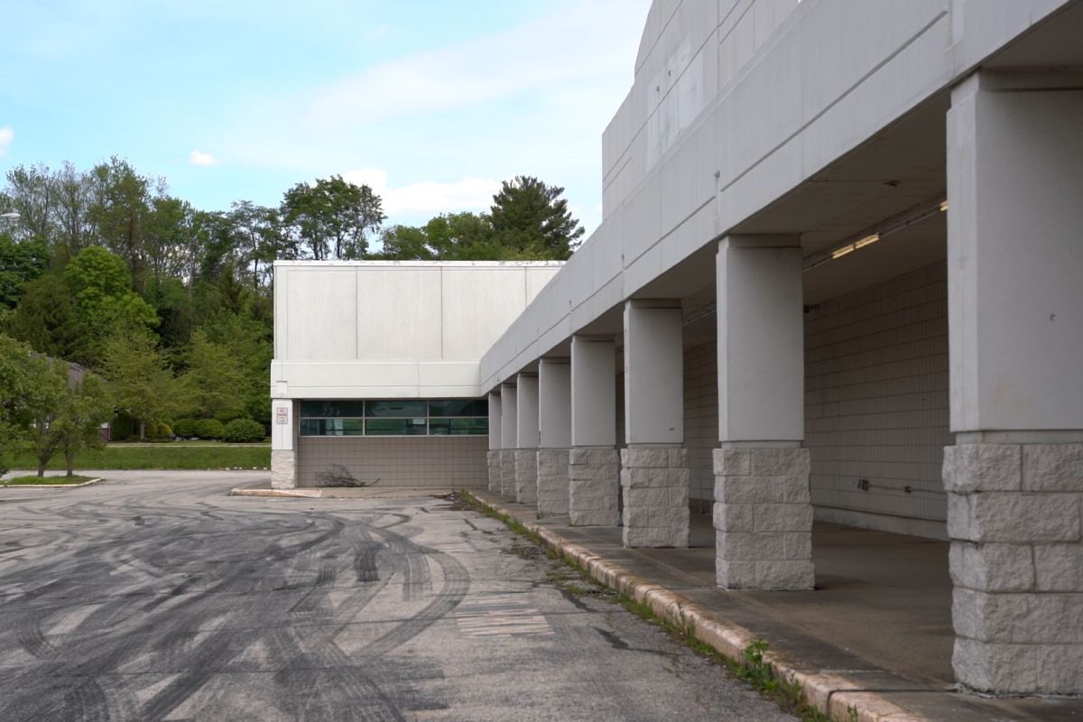 A photo taken outside the former K-Mart storefront on East Third Street in Bloomington.