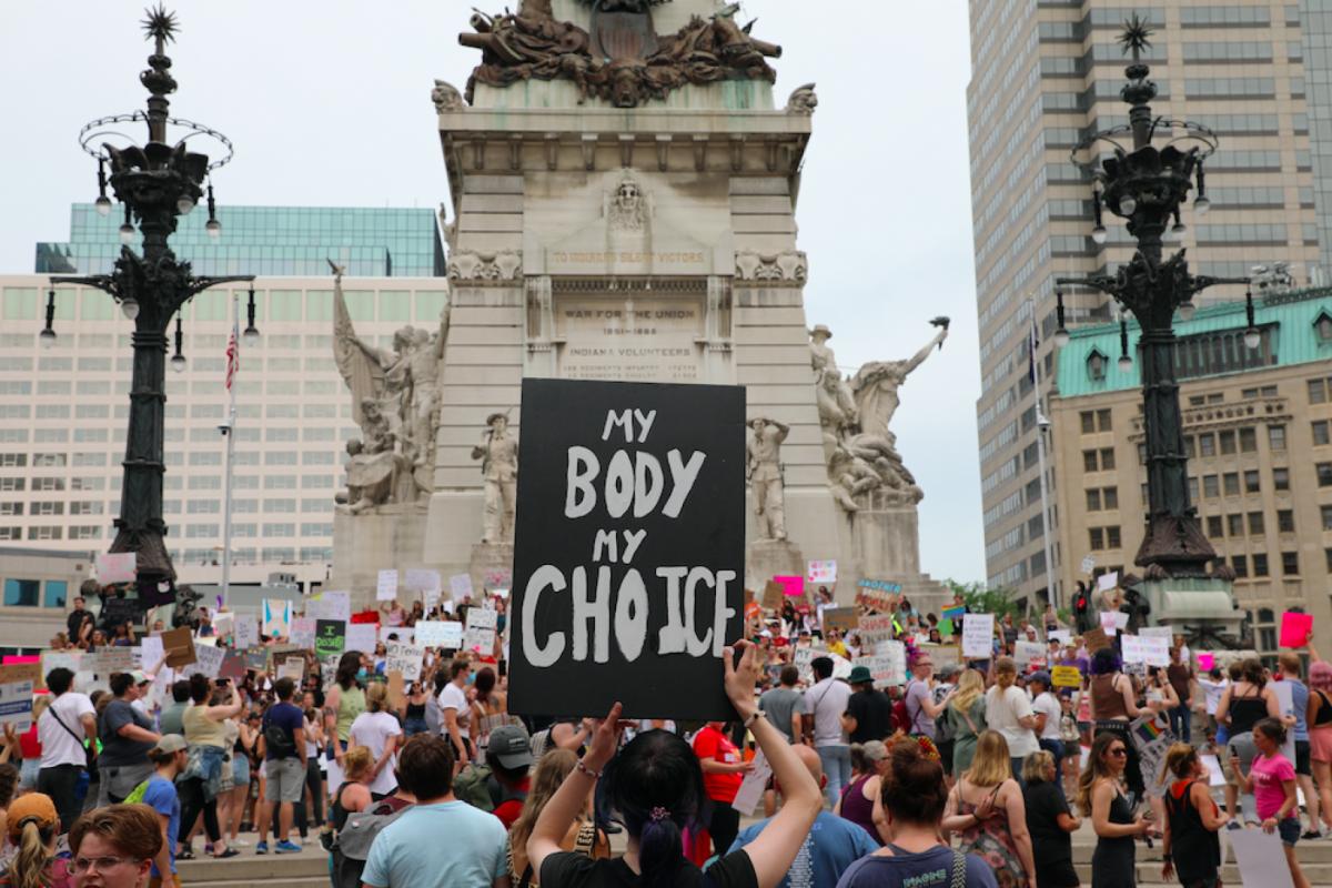 Indianapolis abortion rights protest