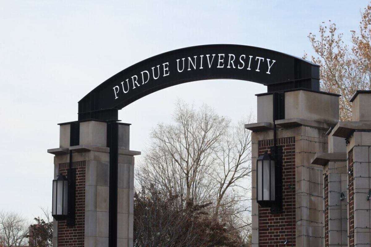 Purdue University gate