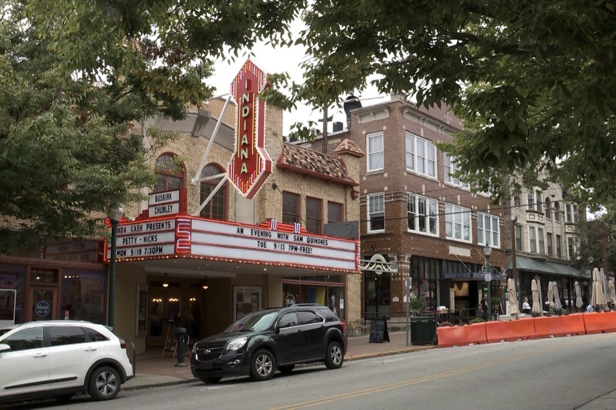 The Buskirk-Chumley Theater hosting the release of So Cold the Vodka and the screening of So Cold the River