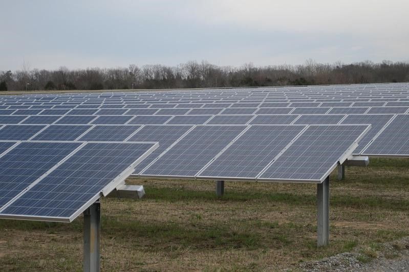 An image of solar panels.